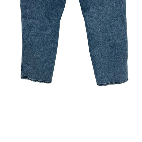 Good American Good Curve Straight‎ Jeans Blue858 Wash Size 14 / 32 - Picture 8 of 12